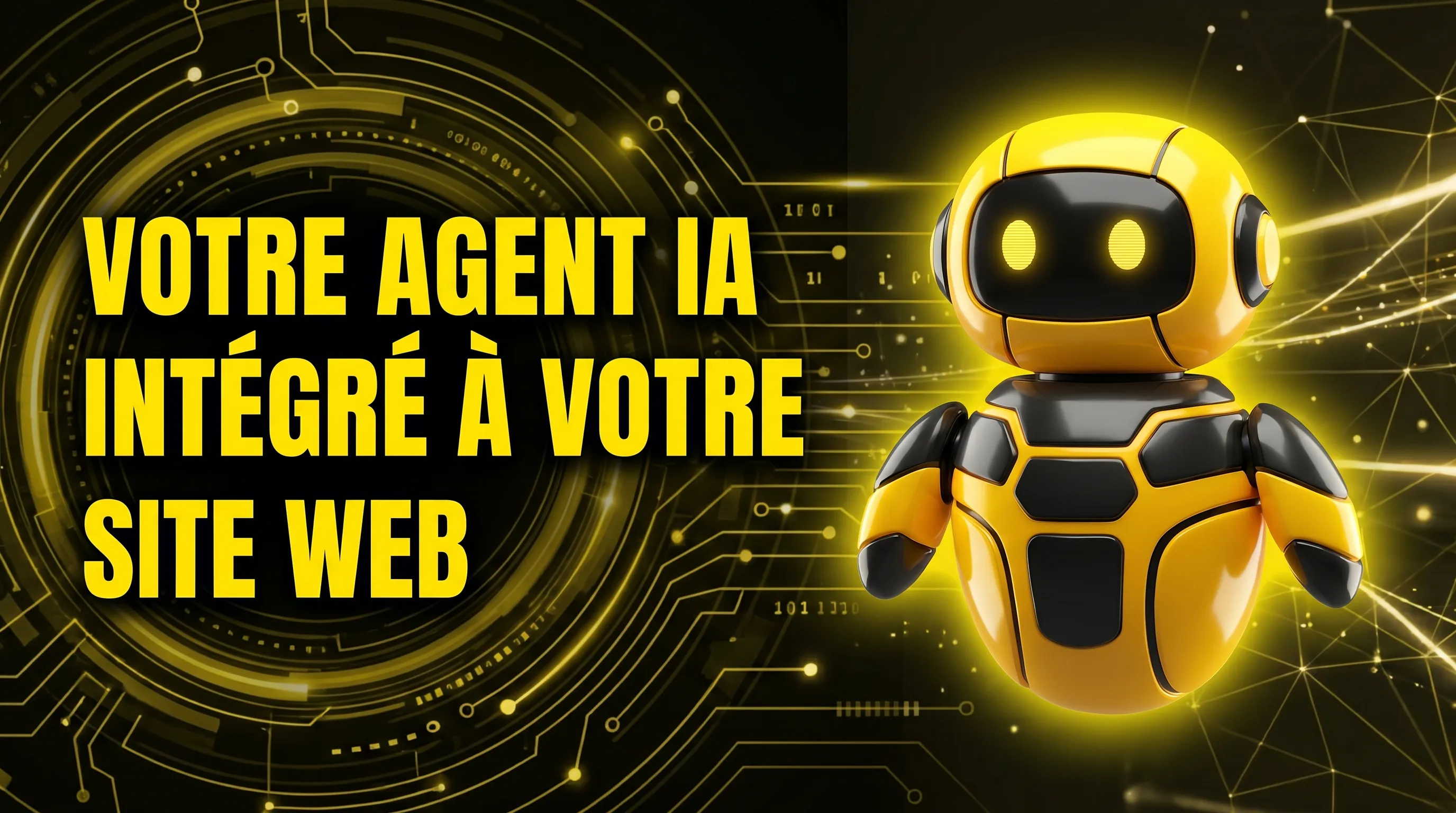 Site web avec agent IA commercial
