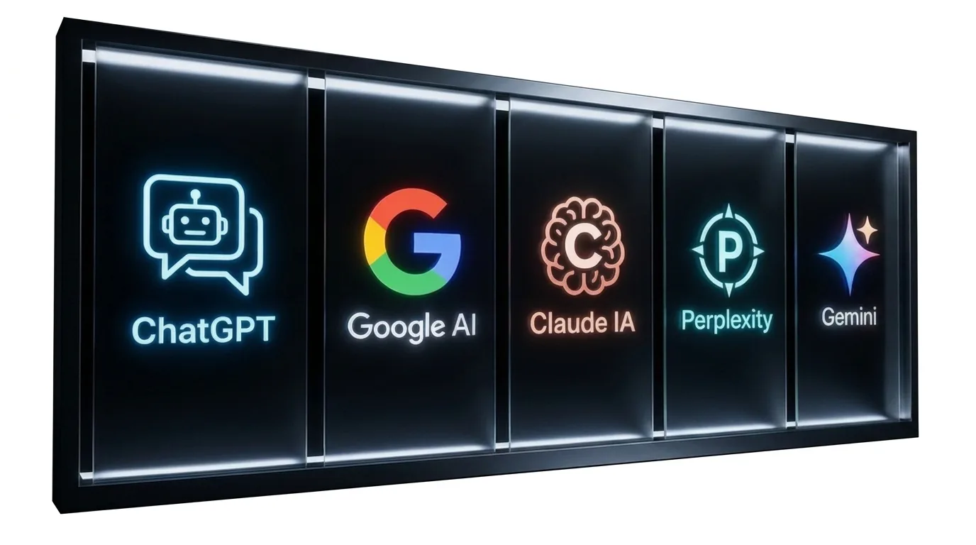 Accompagnement GEO : votre entreprise citée par Google IA, ChatGPT et Claude
