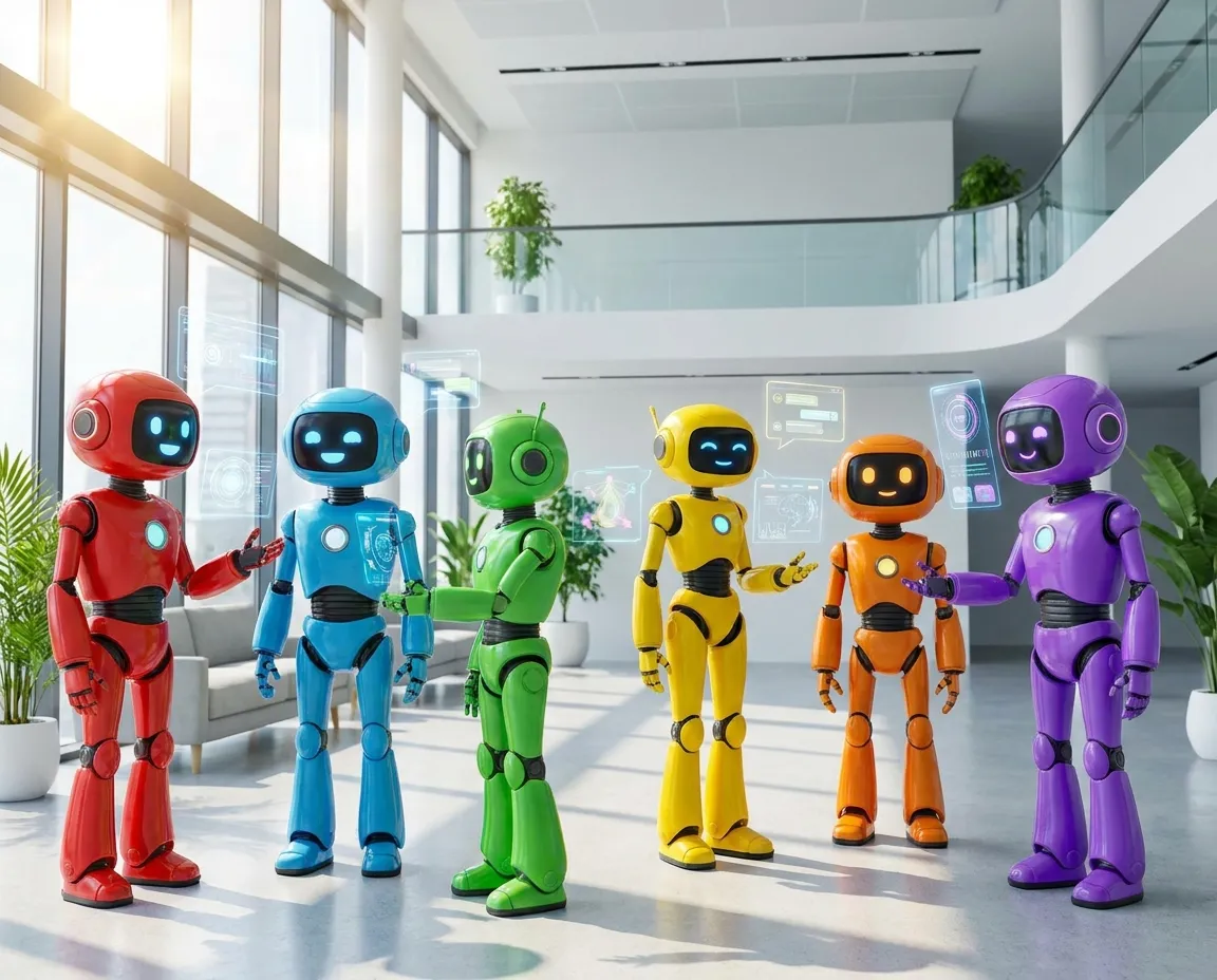 Widget chatbot intégré sur site web