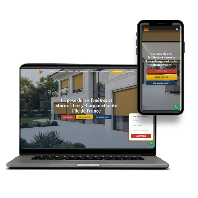 Site web menuiserie AFS