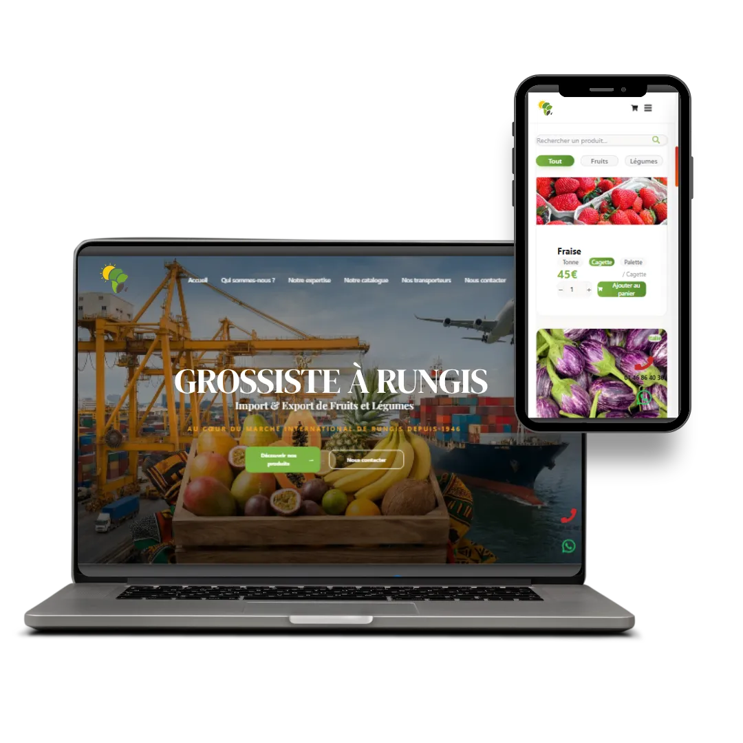 Site web Import Export - Commerce international